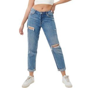 Garage Ex-Boyfriend Distressed Cropped Jeans